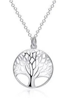 Tree Of Life Pendant Sterling Silver Necklace