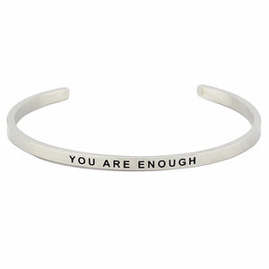 You Are Enough Affirmation Bracelet