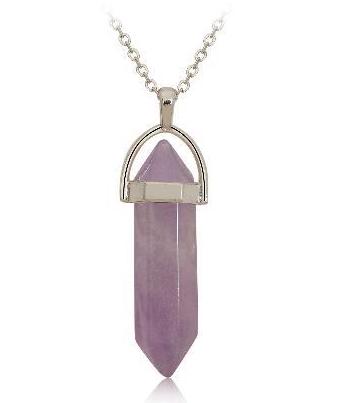 Beautiful amethyst gemstone pendant necklace