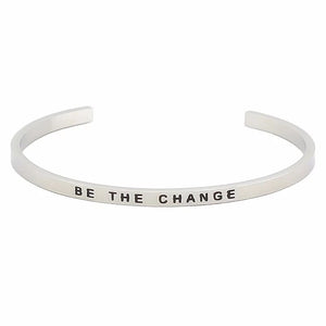 Be The Change Affirmation Bracelet
