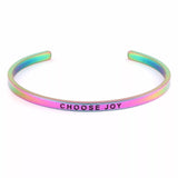 Choose Joy Affirmation Bracelet