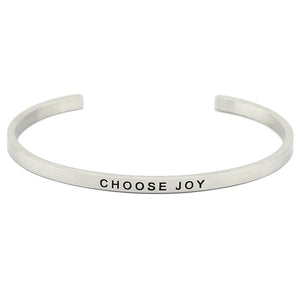 Choose Joy Affirmation Bracelet