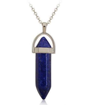 Lapis Lazuli Pendant Sterling Silver Necklace