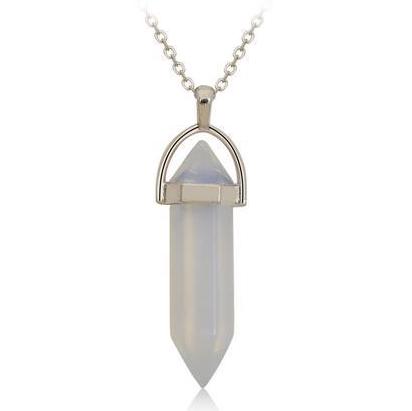 Opal Pendant Sterling Silver Necklace