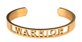 Warrior Affirmation Bold Bangle Bracelet