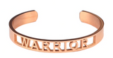 Warrior Affirmation Bold Bangle Bracelet